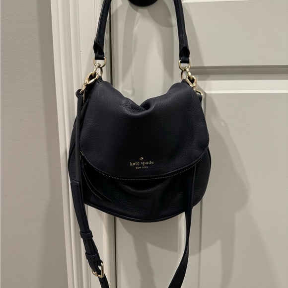Kate Spade Navy Leather Shoulder Bag - Picture 1 of 5